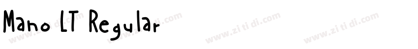 Mano LT Regular字体转换